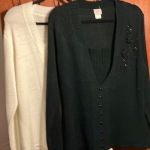 Sweaters- black and white - both for one price